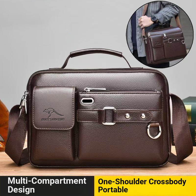 Interior Design Journal - Men's Retro Messenger Bag with Waterproof