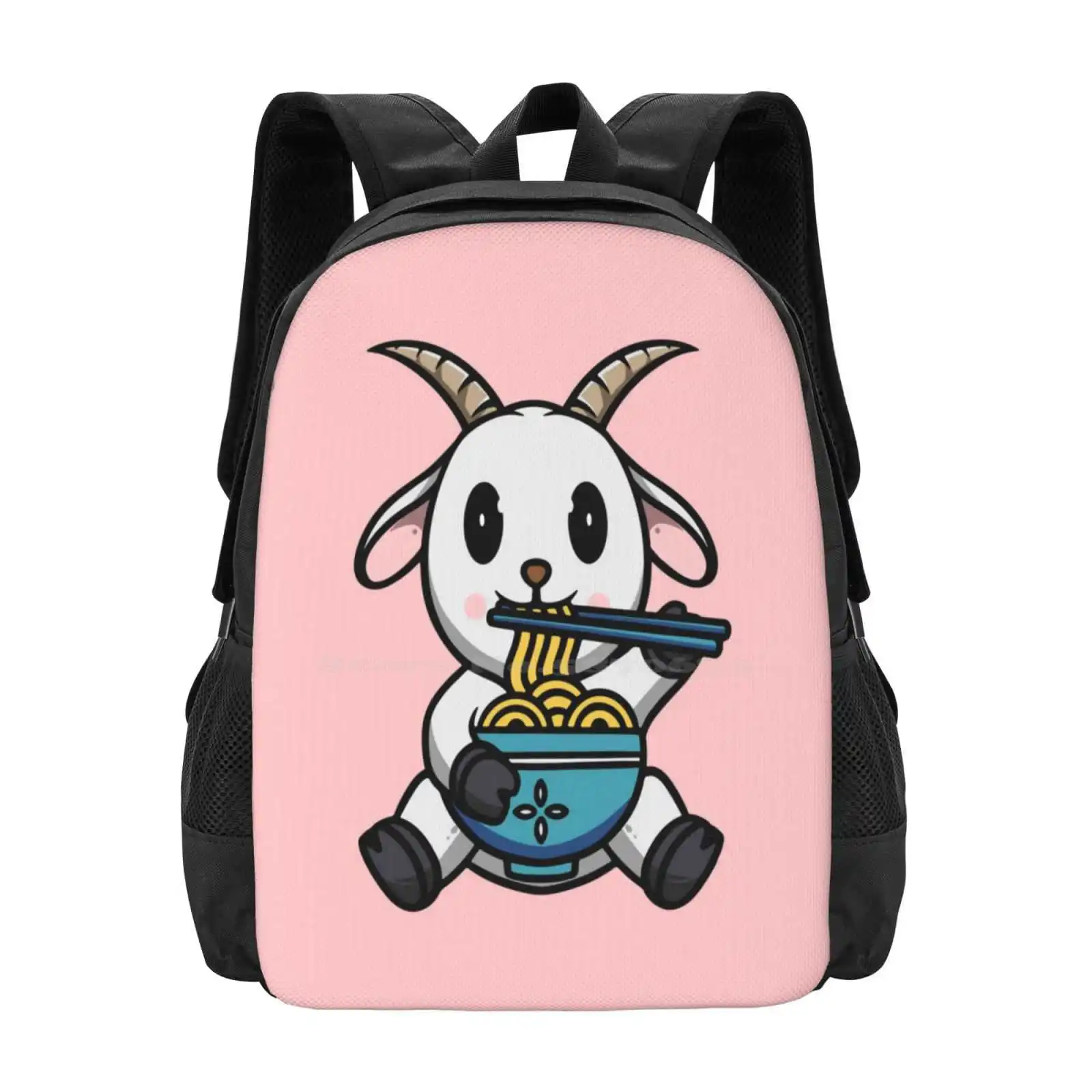 Interior Design Illustrated - Cute Goat Eating Ramen Hot Sale