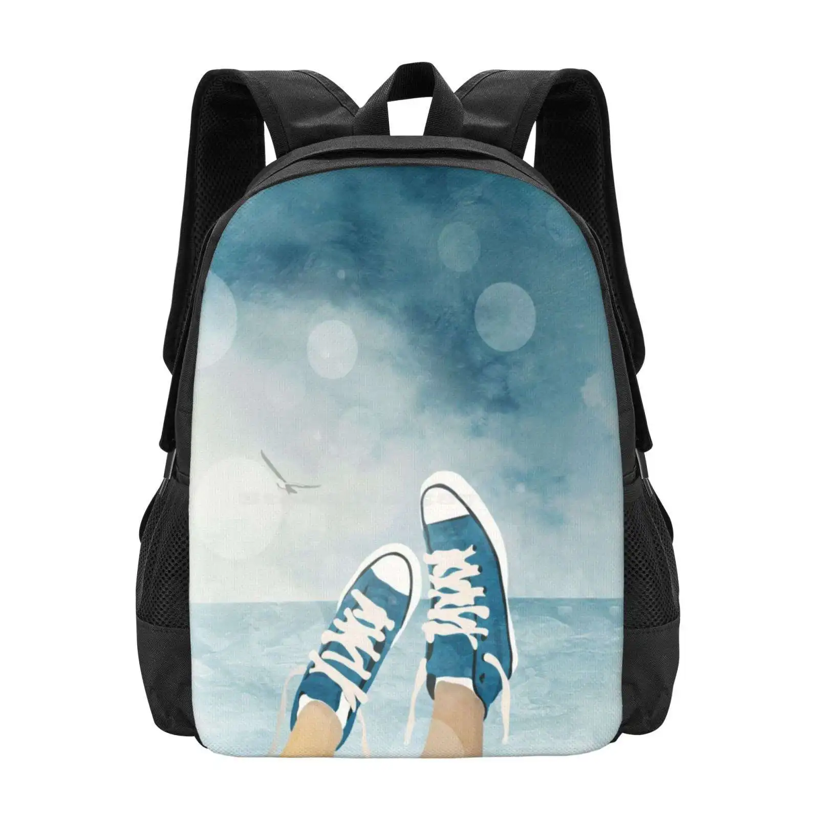 Interior Design Illustrated - Blue Hot Sale Backpack Fashion Bags