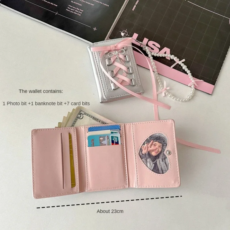 Y2k Silver Sweet Wallets for W – Interior Design Korean Style Bewertung und Preis