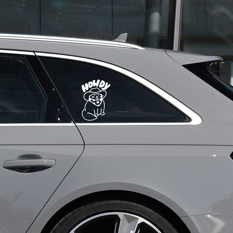 Funny Car Decals Howdy Cat Des – Interior Design Journal Bewertung und Preis