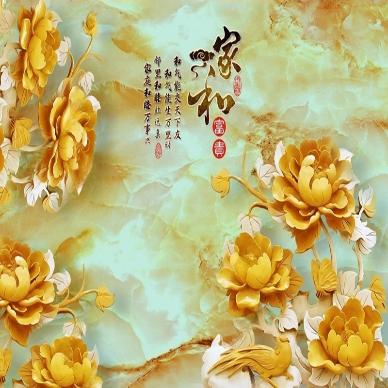 New Chinese Style Custom Mural – Interior Design With Wallpaper Bewertung und Preis