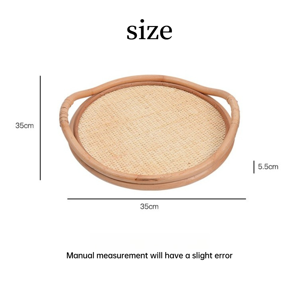 Natural Rattan Woven Tray, Sto – Rattan Tray Handle Bewertung und Preis