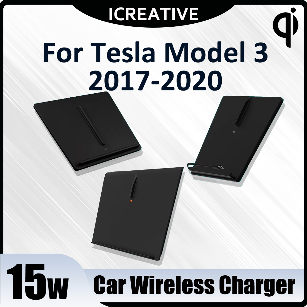 Wireless Car Charger for Tesla – Interior Design Mockup Bewertung und Preis