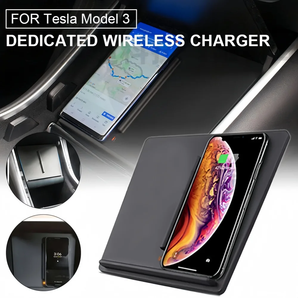 Wireless Car Charger for Tesla – Interior Design Mockup Bewertung und Preis