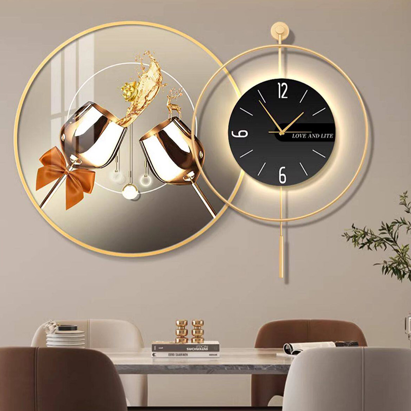Led Art Mural Wall Watch Luxur – Interior Design Vintage Modern Bewertung und Preis