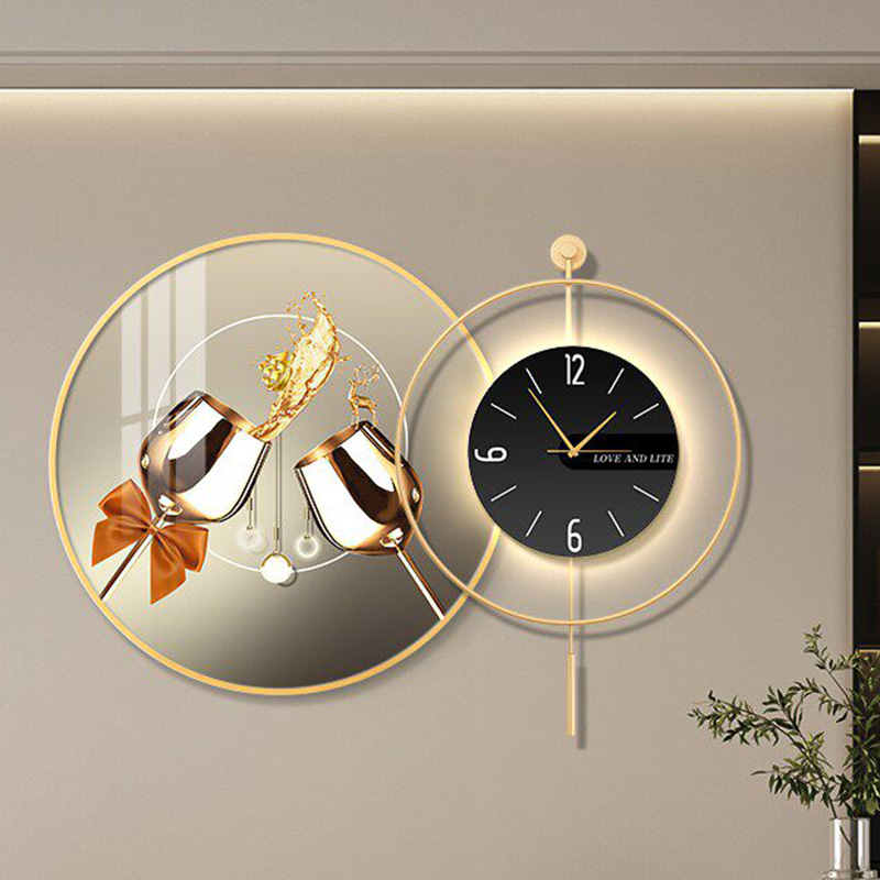 Led Art Mural Wall Watch Luxur – Interior Design Vintage Modern Bewertung und Preis