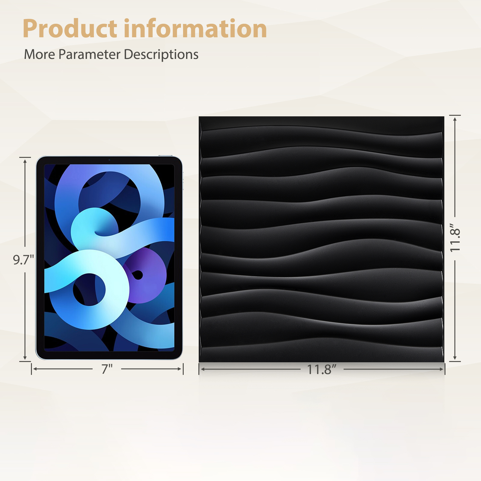 3D Wall Panels PVC Wave Design – Interior Design With Wallpaper Bewertung und Preis