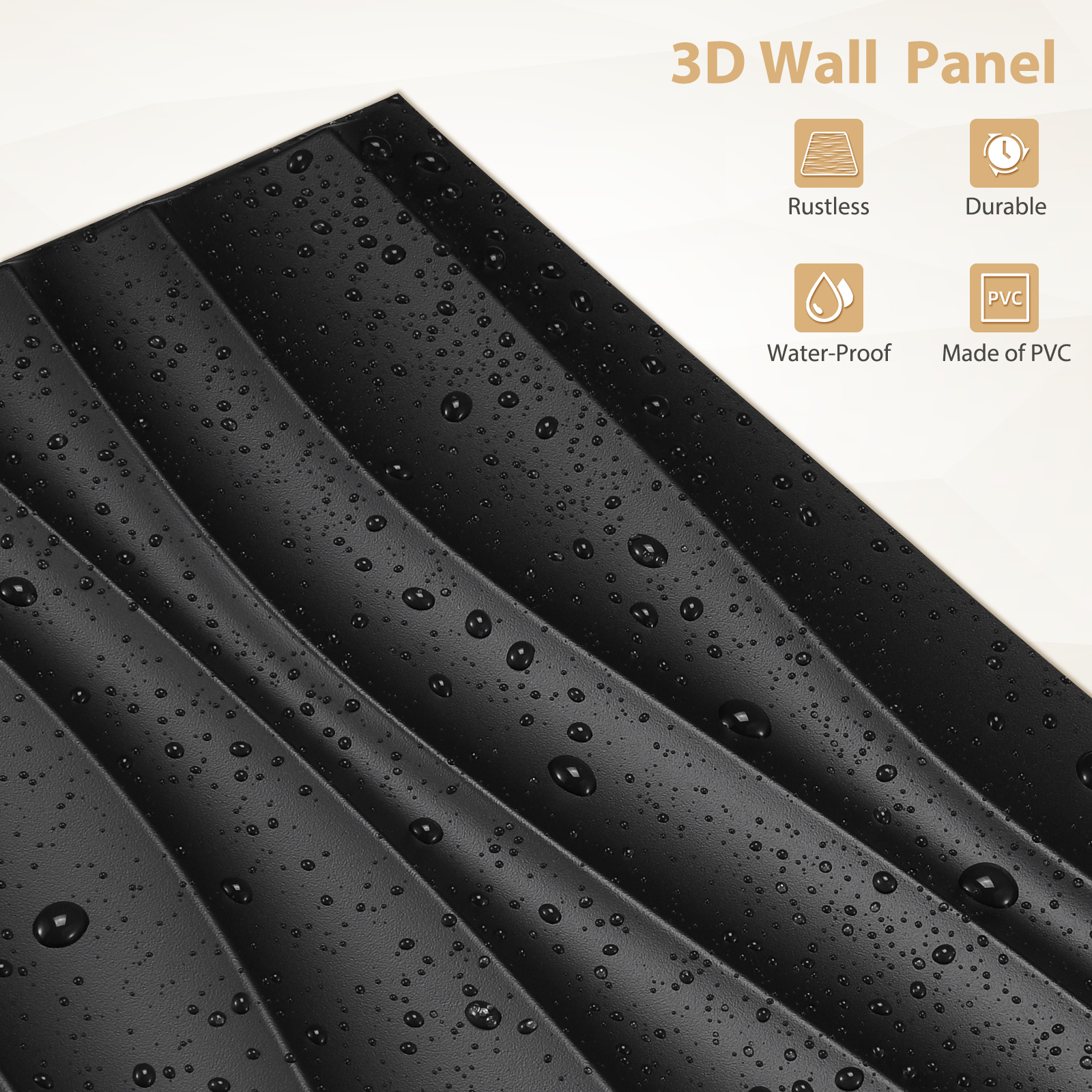 3D Wall Panels PVC Wave Design – Interior Design With Wallpaper Bewertung und Preis
