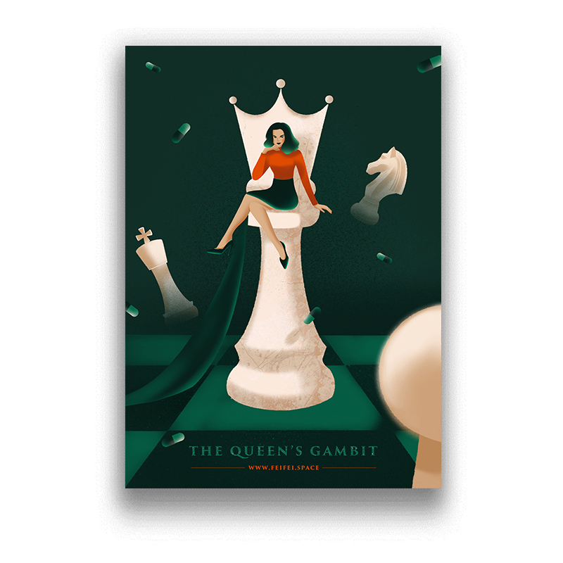 Queen 's Gambit White Coated P – Interior Design With Wallpaper Bewertung und Preis
