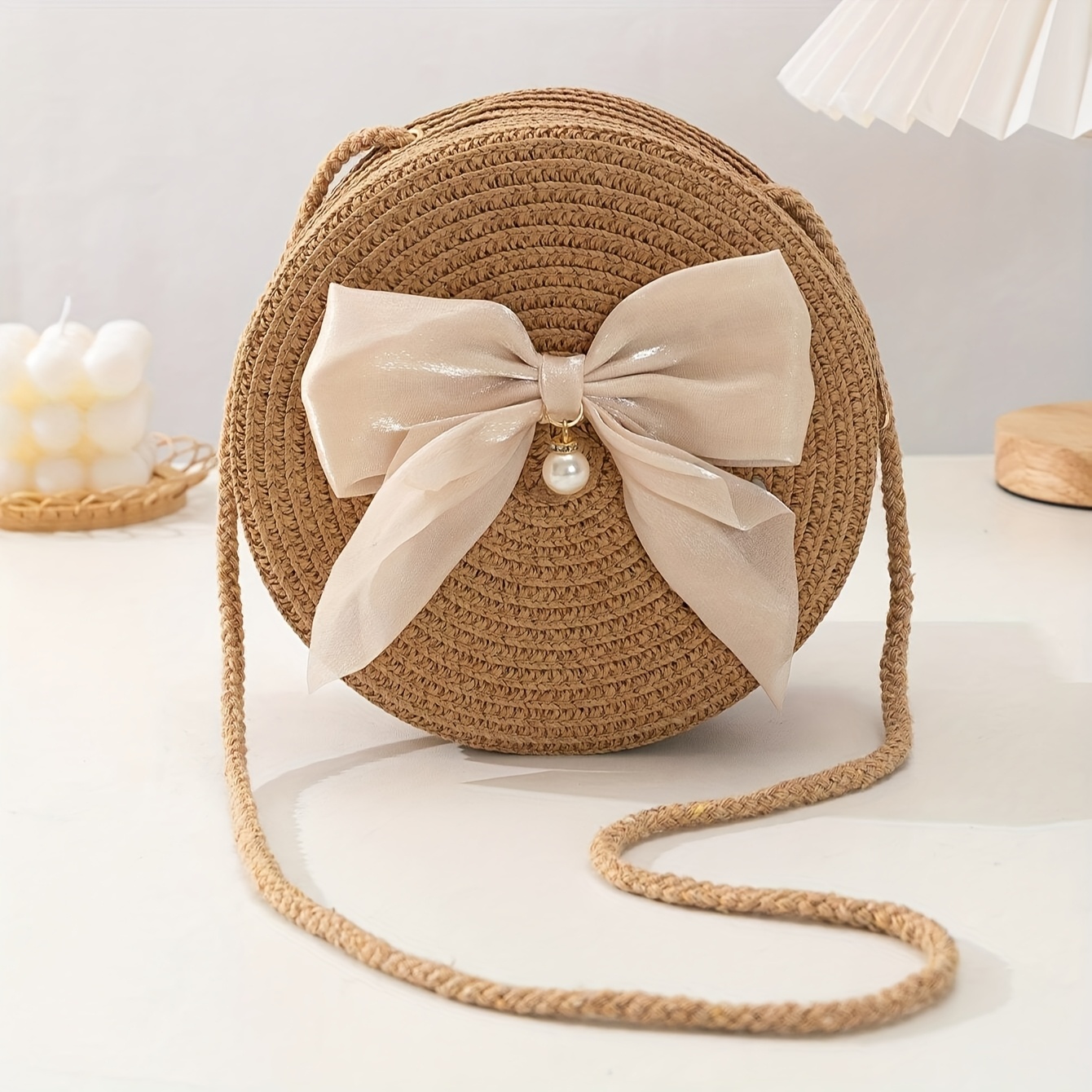 Elegant Round Straw Crossbody  – Interior Design Elegant Bewertung und Preis