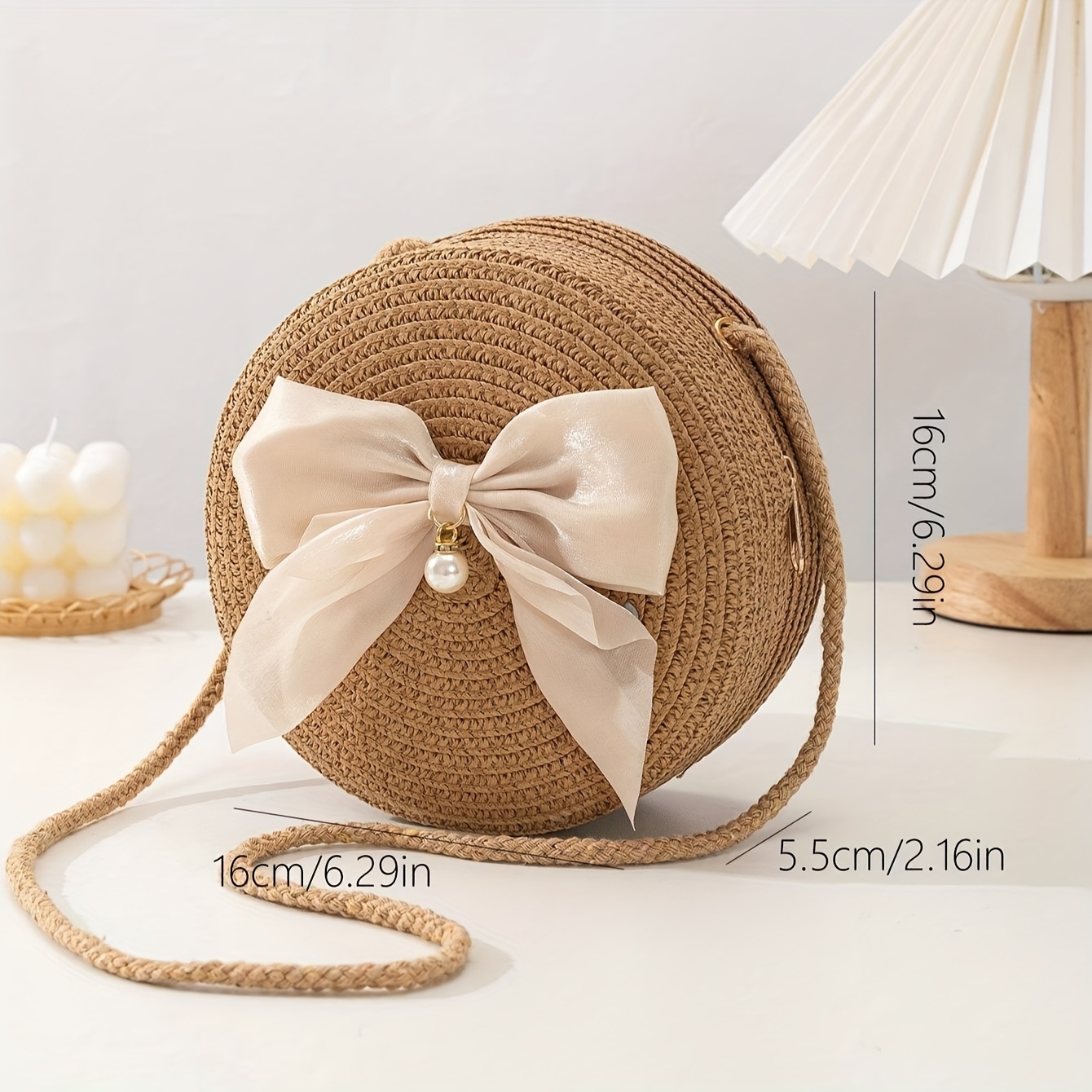 Elegant Round Straw Crossbody  – Interior Design Elegant Bewertung und Preis