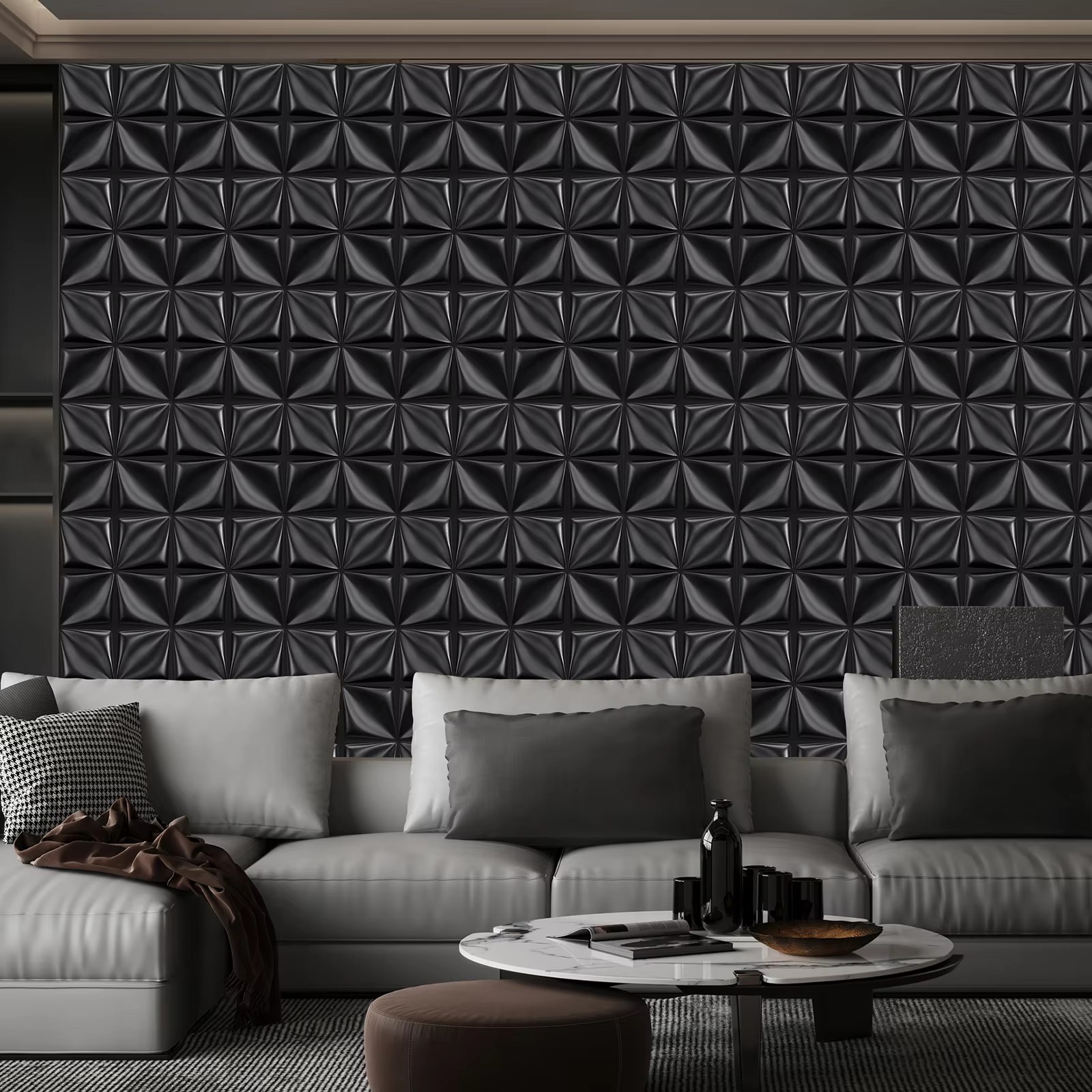 3D Wall Panel PVC Flower Desig – Interior Design With Wallpaper Bewertung und Preis