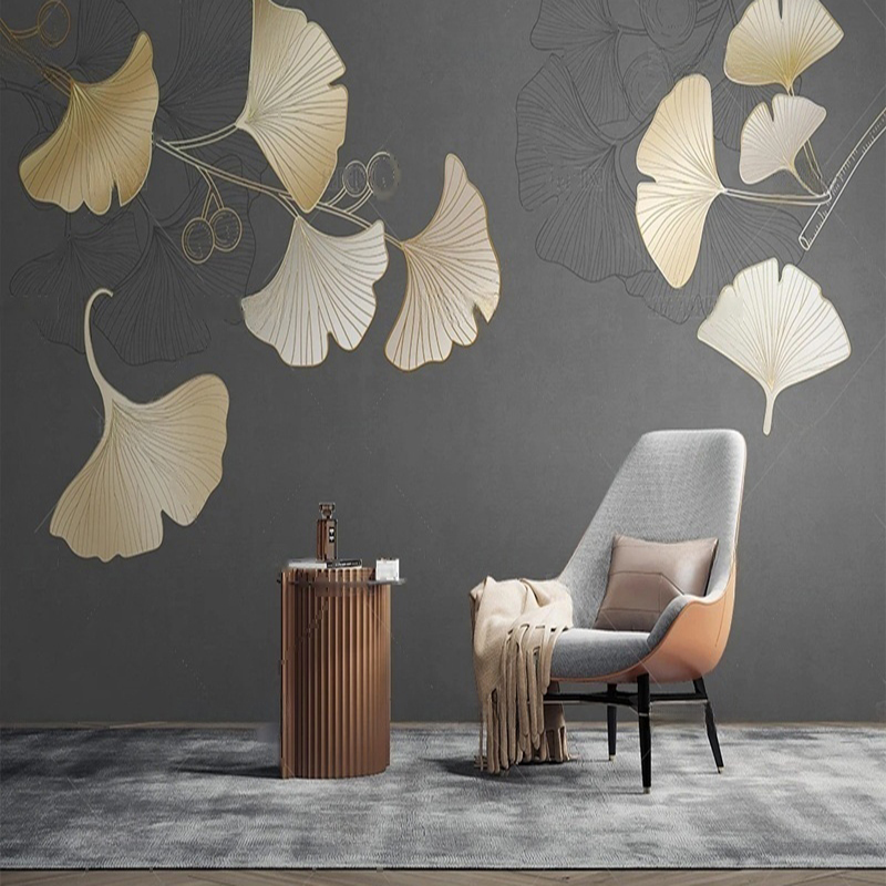 Custom Nordic Style Leaf Print – Interior Design With Wallpaper Bewertung und Preis