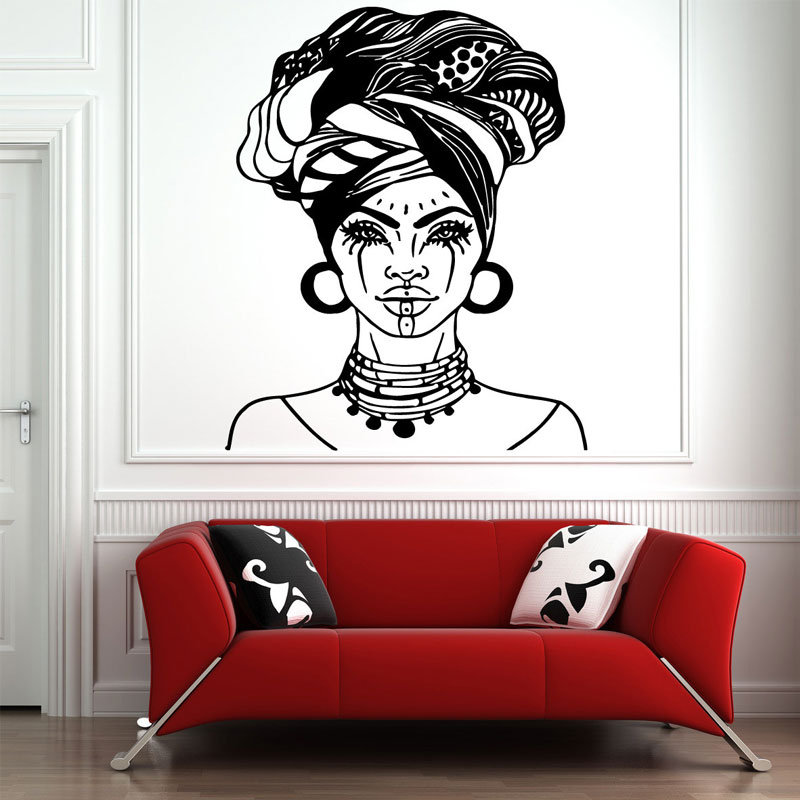 Beautiful African Woman Wall D – Interior Design With Wallpaper Bewertung und Preis