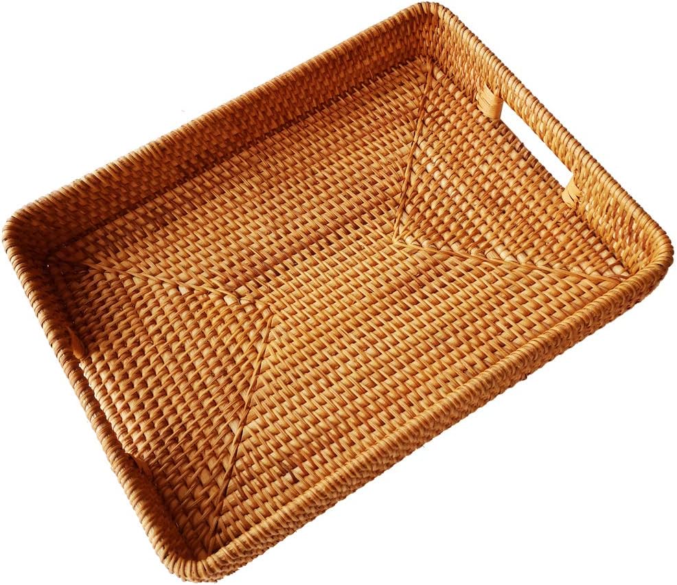 17 Inch Oversize Handmade Rect – Rattan Tray Handle Bewertung und Preis