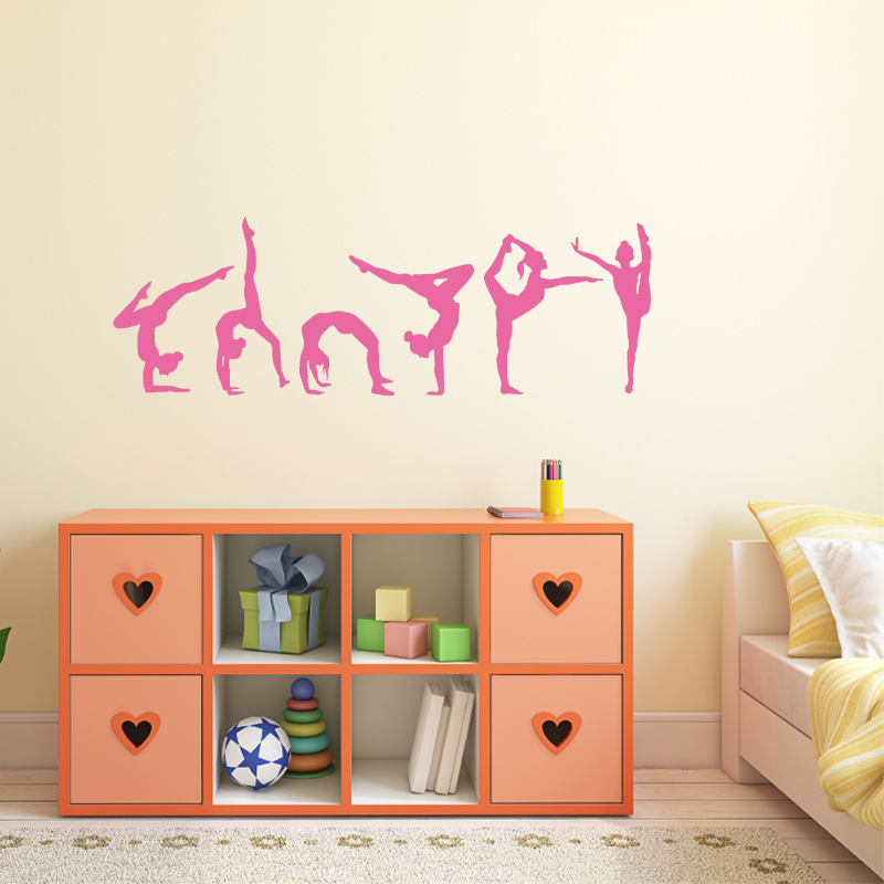 Set of 6 Gymnast Gymnastics Wa – Interior Design With Wallpaper Bewertung und Preis