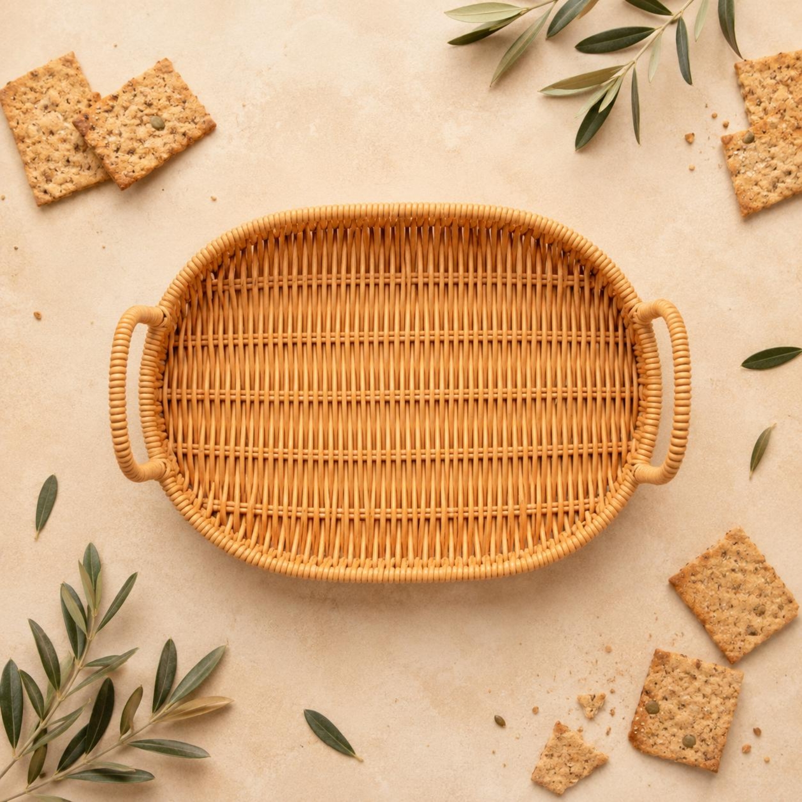Woven Serving Tray Loop Handle – Rattan Tray Handle Bewertung und Preis
