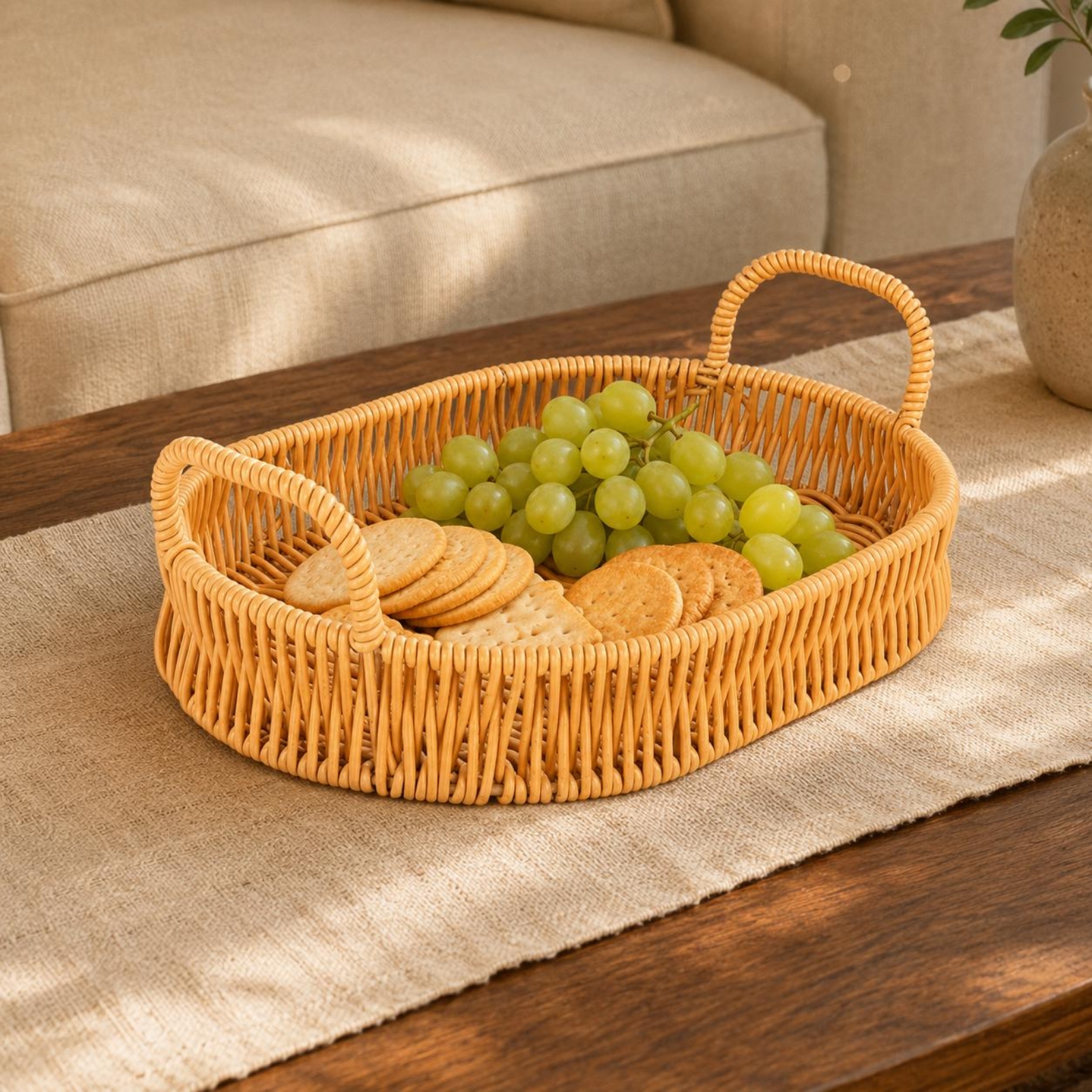Woven Serving Tray Loop Handle – Rattan Tray Handle Bewertung und Preis