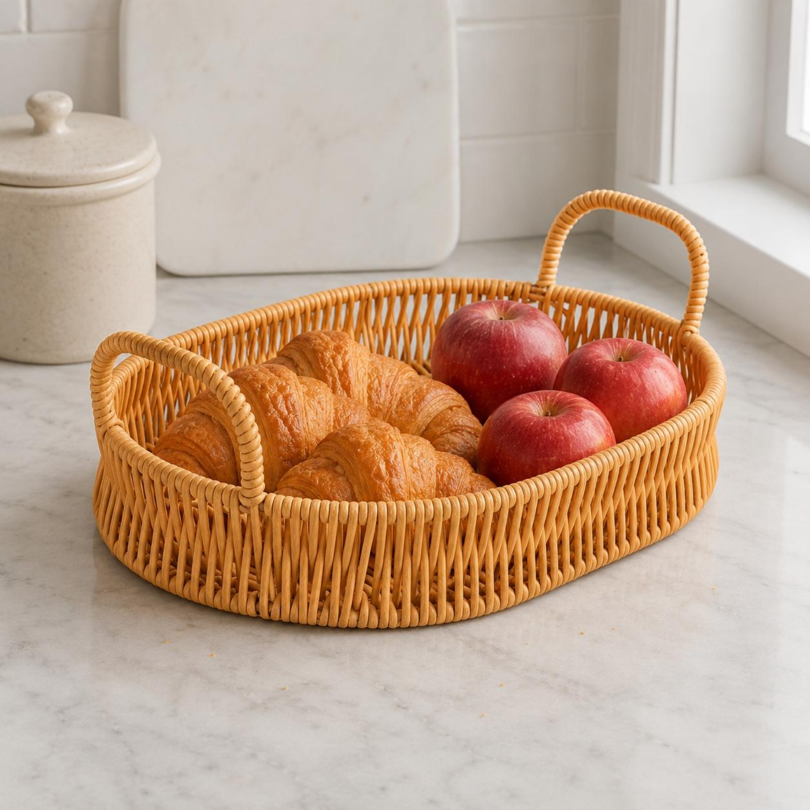 Woven Serving Tray Loop Handle – Rattan Tray Handle Bewertung und Preis