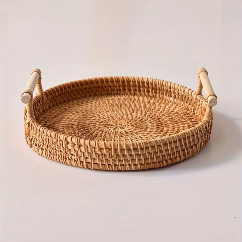 Handwoven Handmade Rattan Tray – Rattan Tray Handle Bewertung und Preis