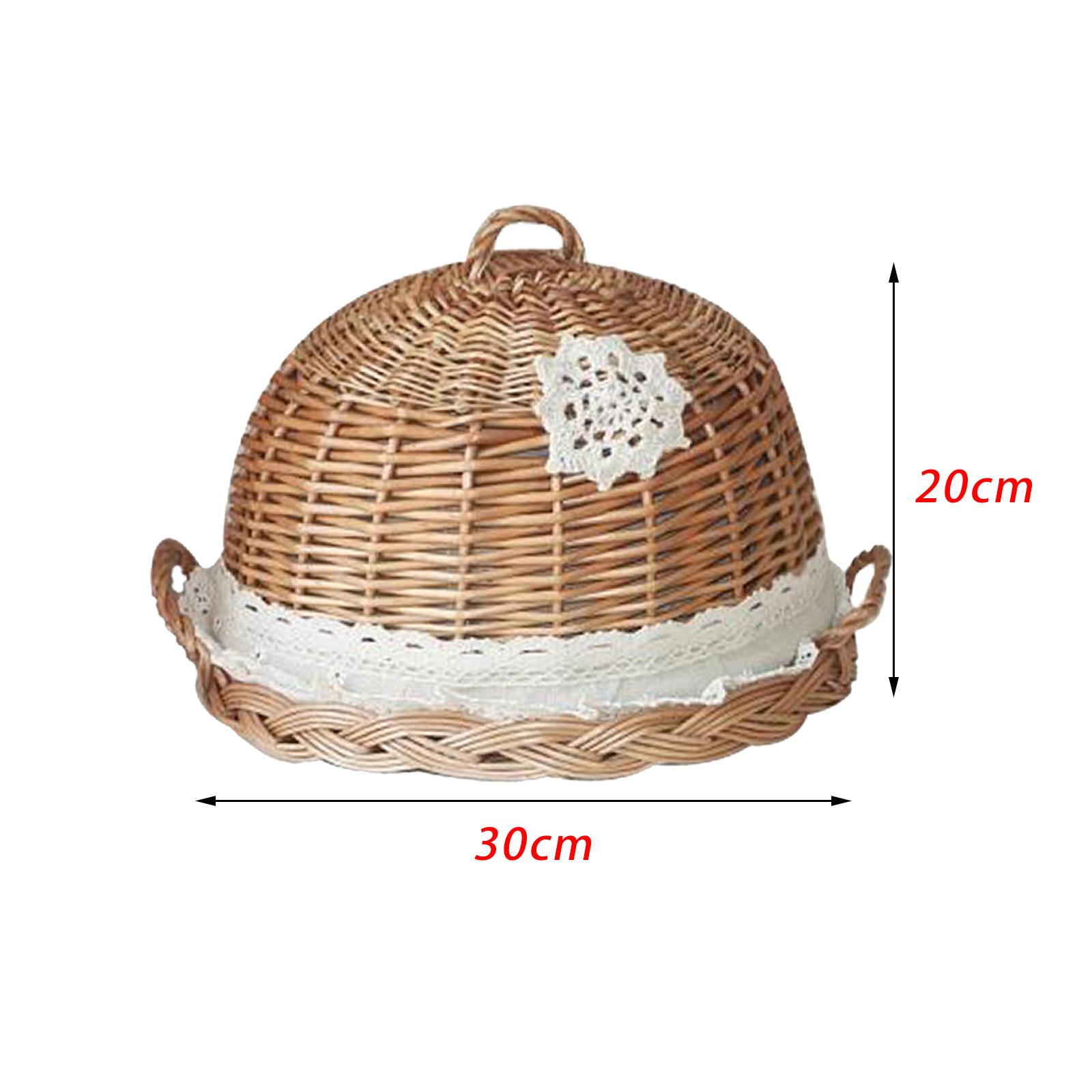 Food Dome Lid and Serving Tray – Rattan Tray Handle Bewertung und Preis