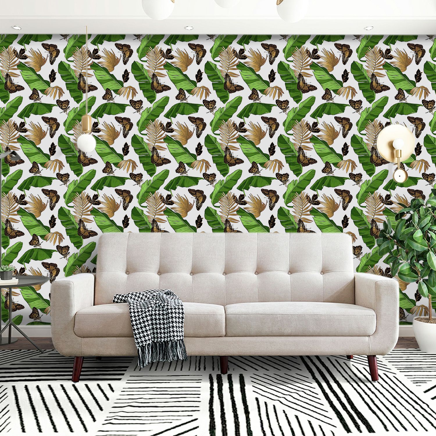 Peel and Stick Botanical Wall  – Interior Design With Wallpaper Bewertung und Preis