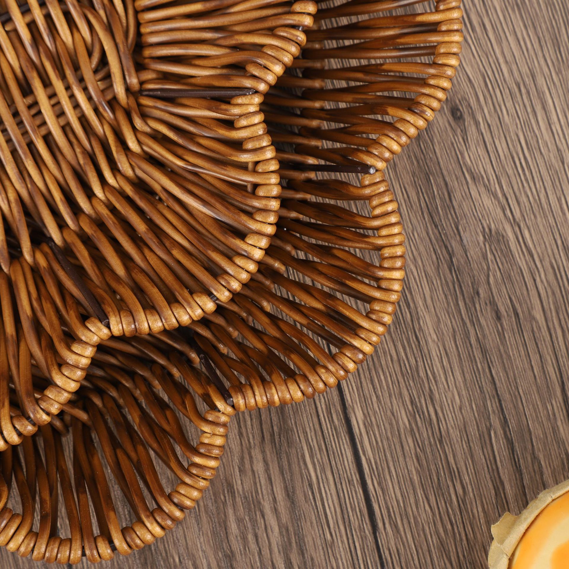 Handwoven Rattan Style Storage – Rattan Tray Handle Bewertung und Preis
