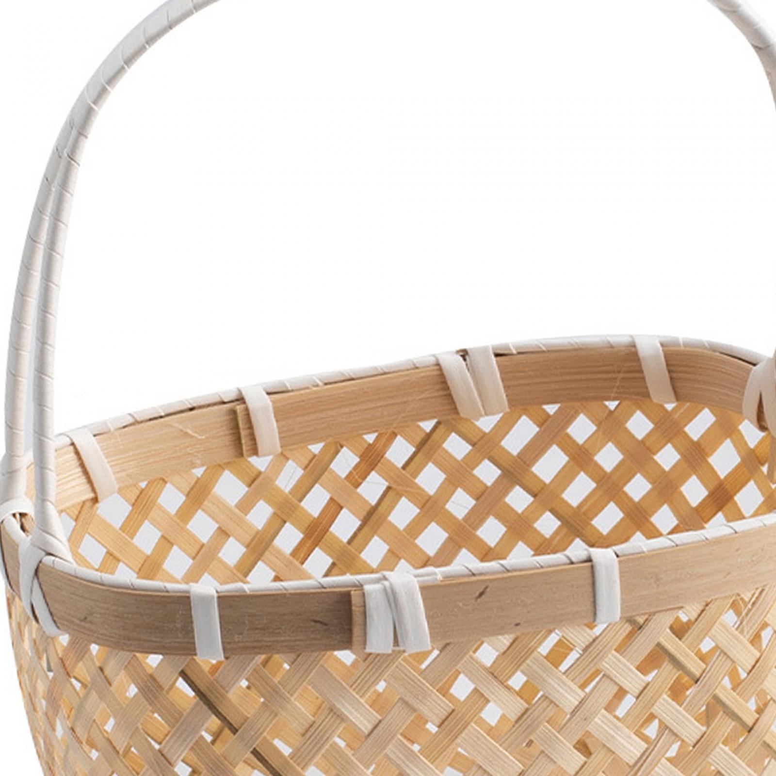 Multipurpose Woven Basket with – Rattan Tray Handle Bewertung und Preis