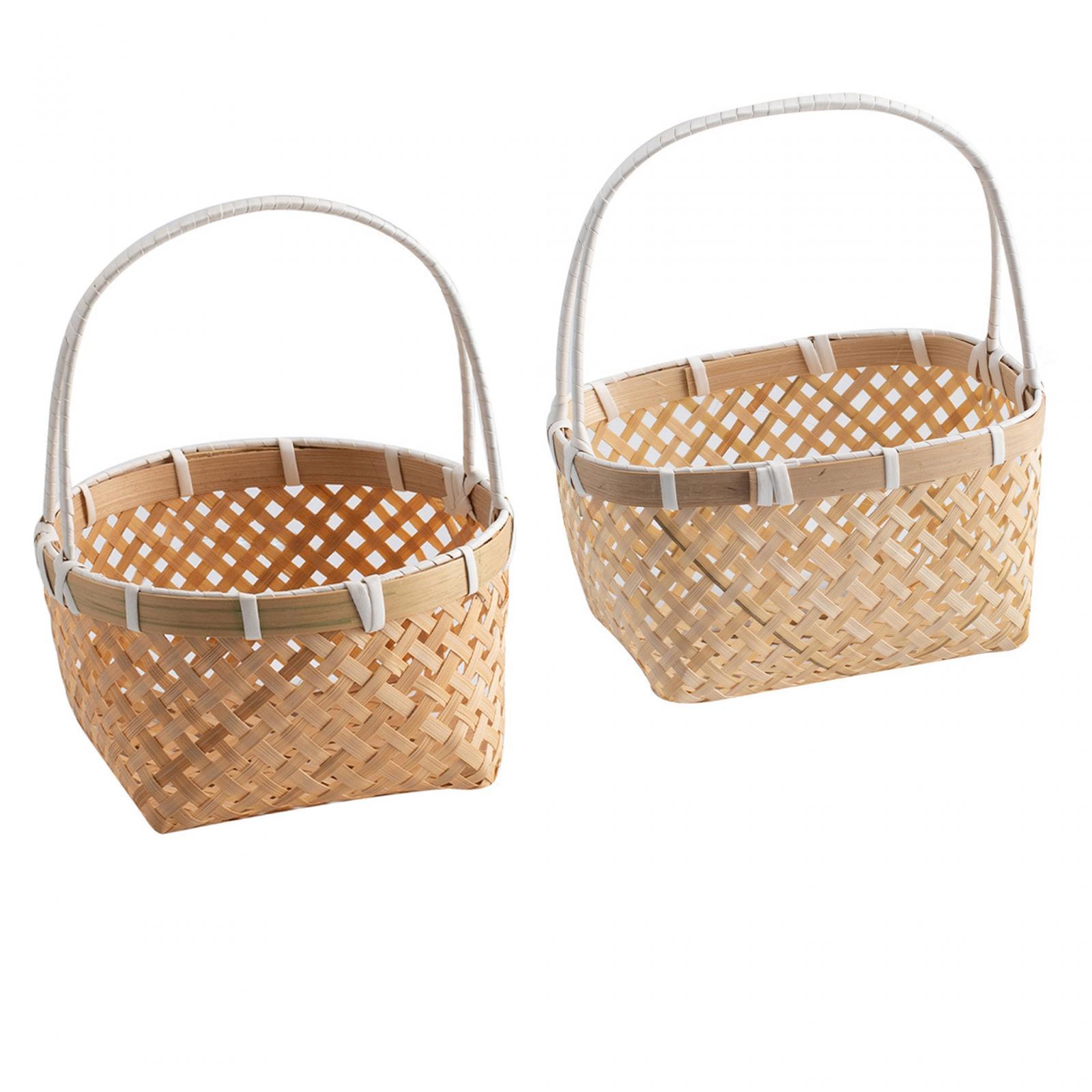Multipurpose Woven Basket with – Rattan Tray Handle Bewertung und Preis