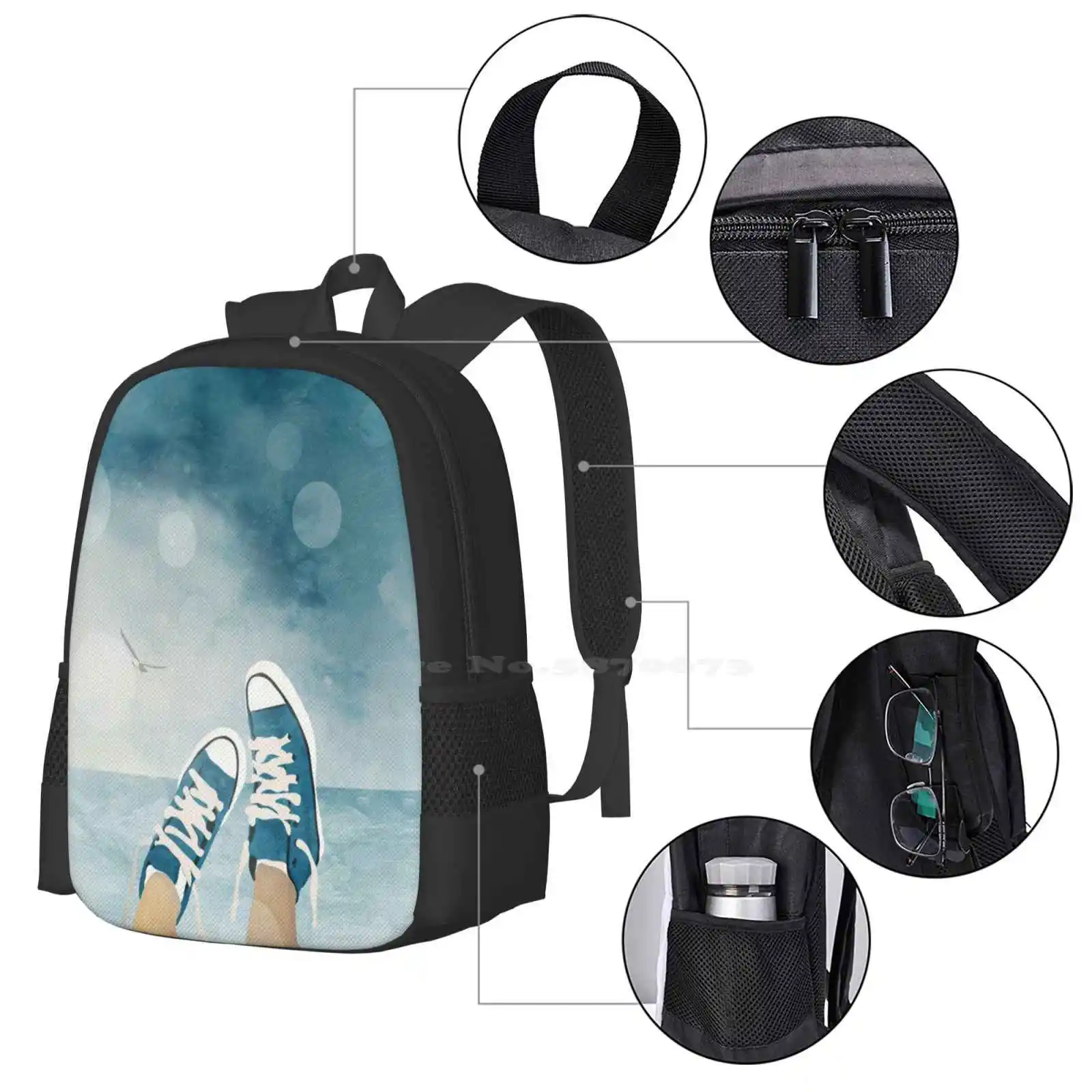 Blue Hot Sale Backpack Fashion – Interior Design Illustrated Bewertung und Preis