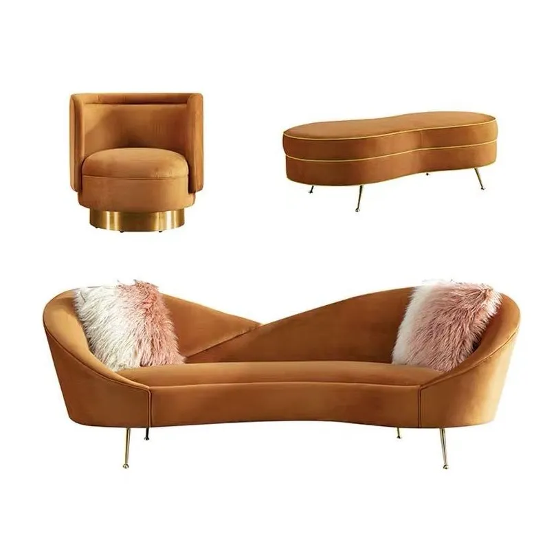 -Light Luxury Fabric 3-seat So – Interior Design Organic Modern Bewertung und Preis