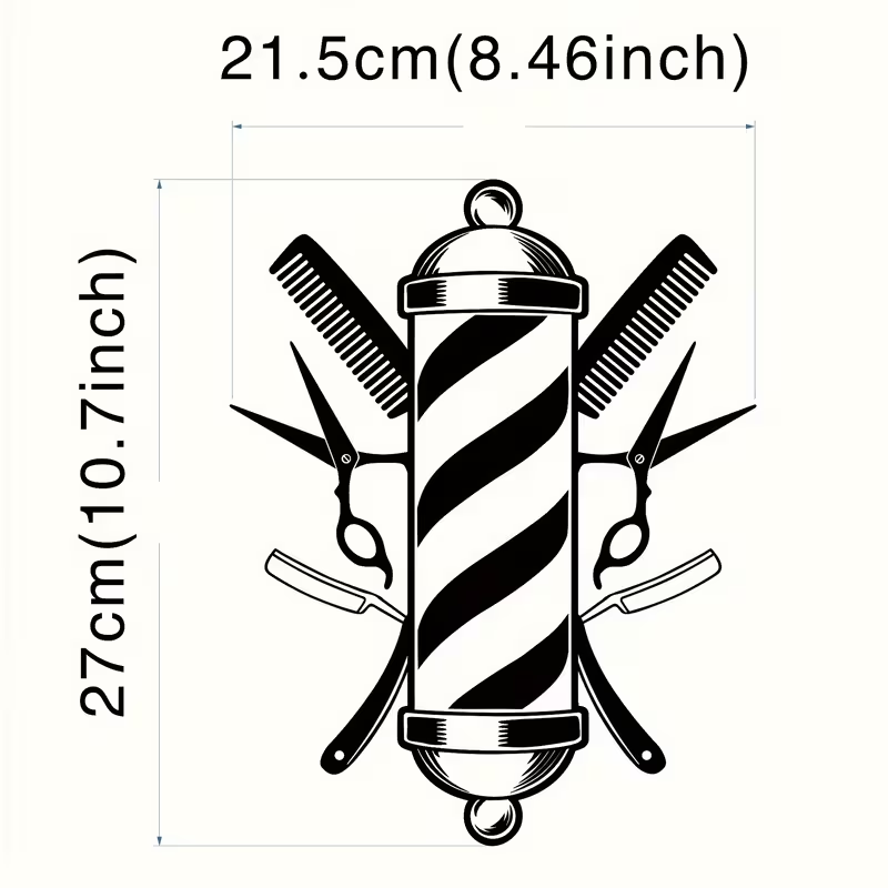 Barber Shop Wall Sticker Vinyl – Interior Design With Wallpaper Bewertung und Preis